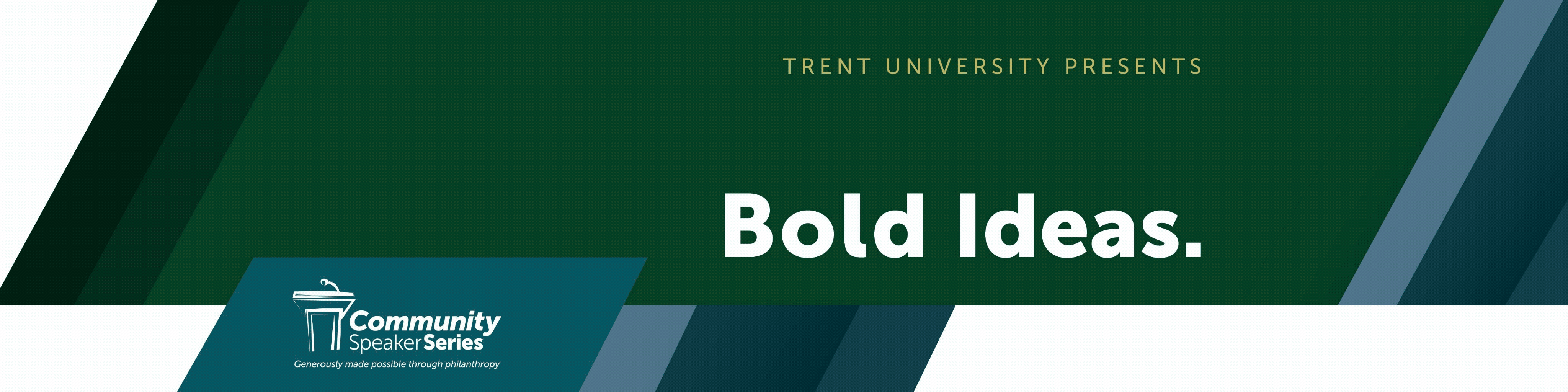 Big Questions. Bold Ideas.