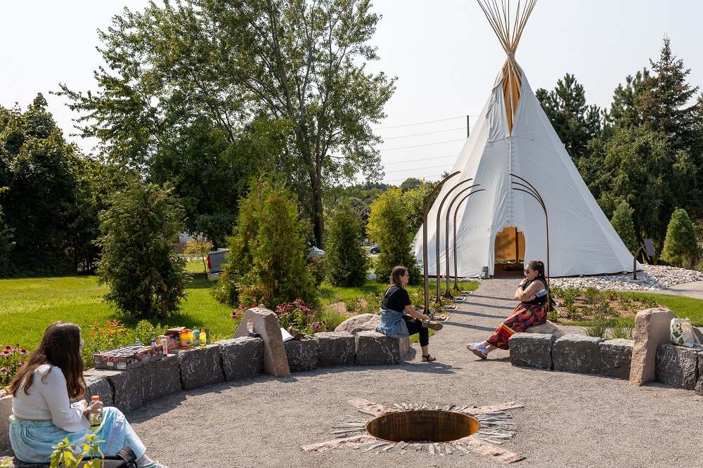 Trent Durham Tipi and Medicine Garden