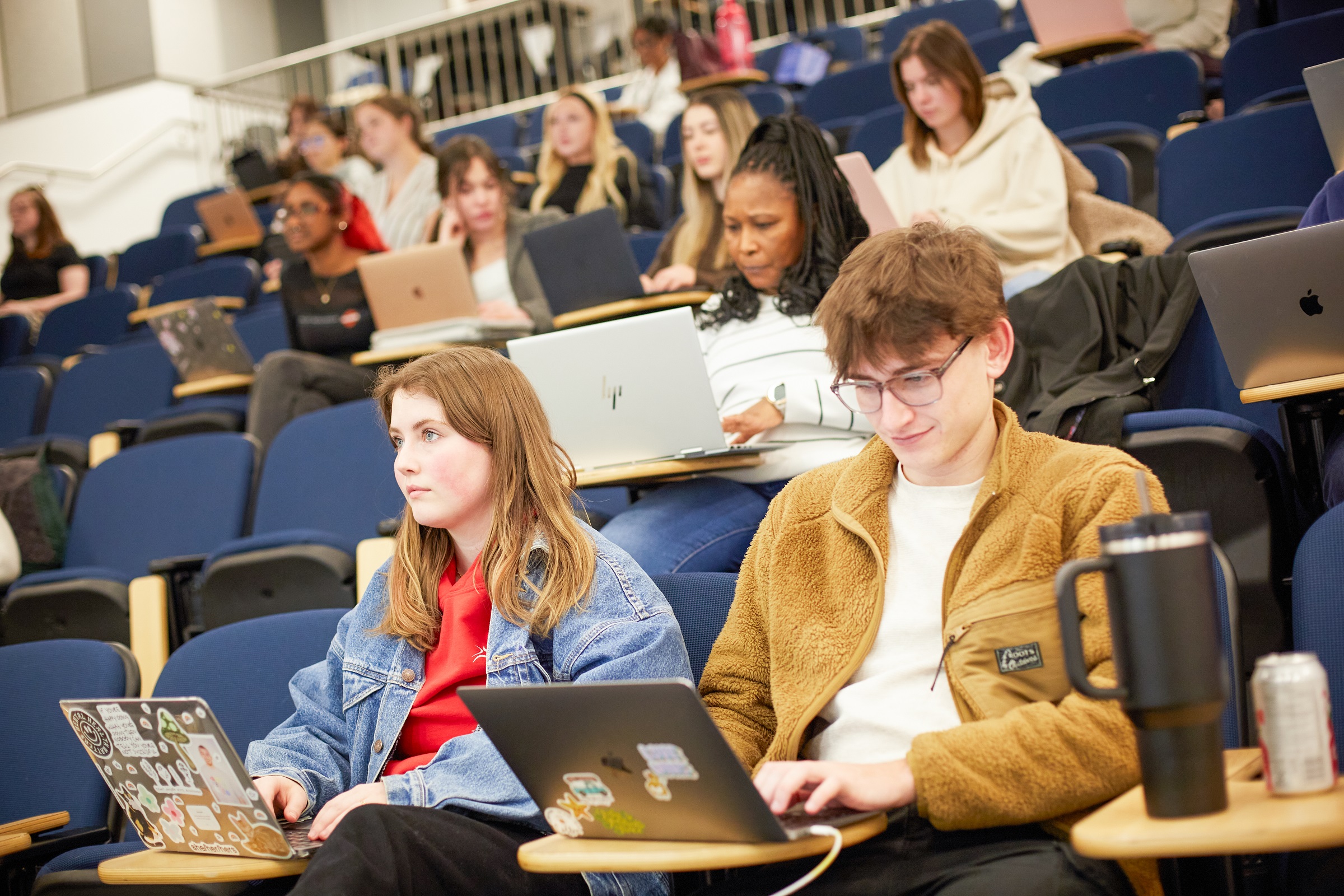Durham Students in Lecture in Kirk Hall