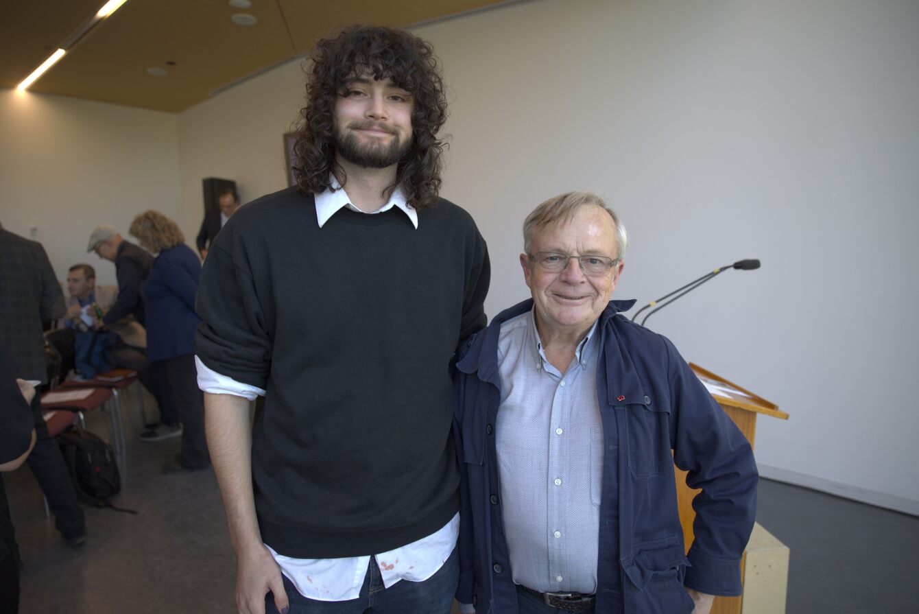 Image of David Beattis and Lucas Skolseg