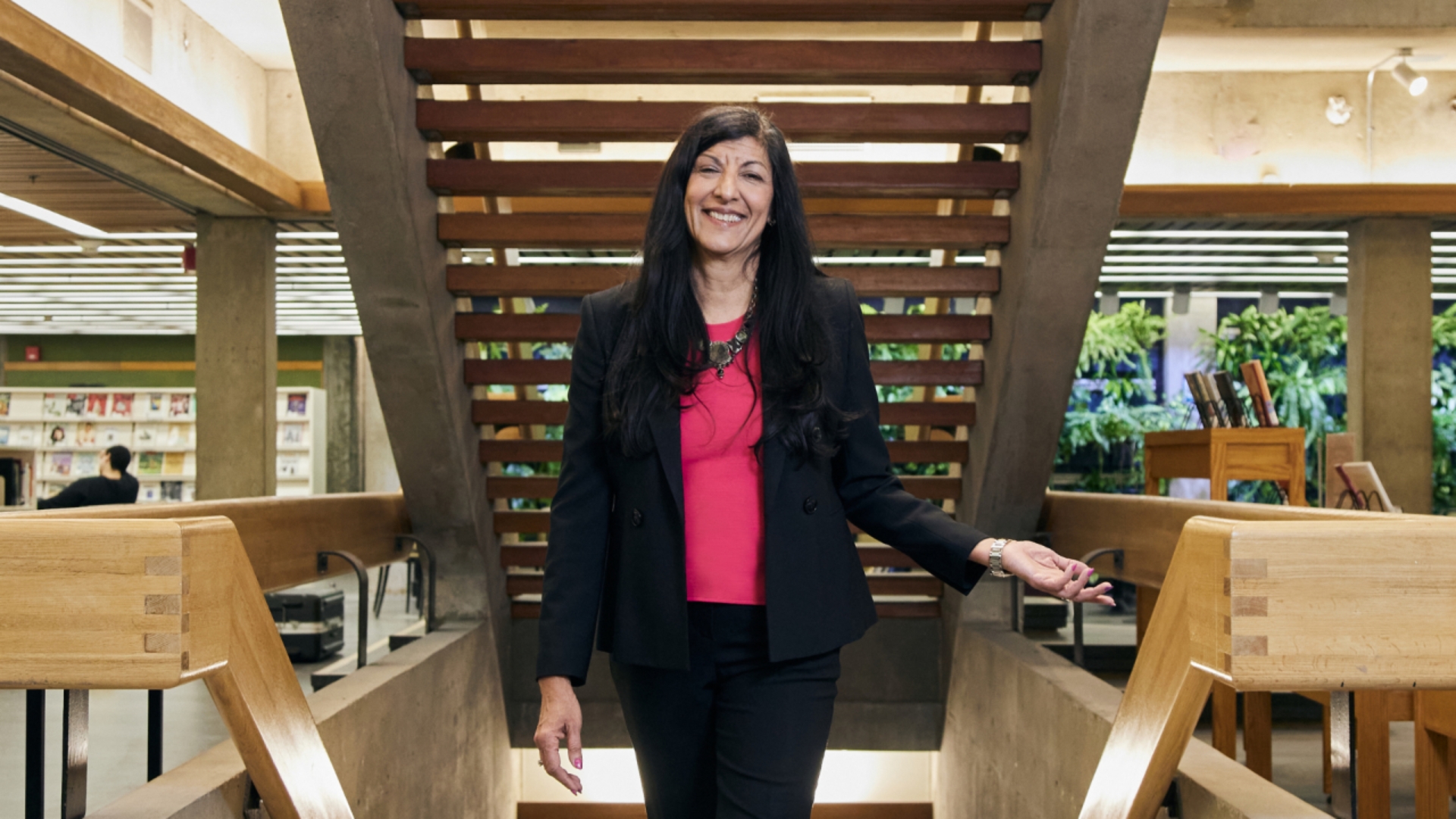 Zabeen Hirji in Bata Library