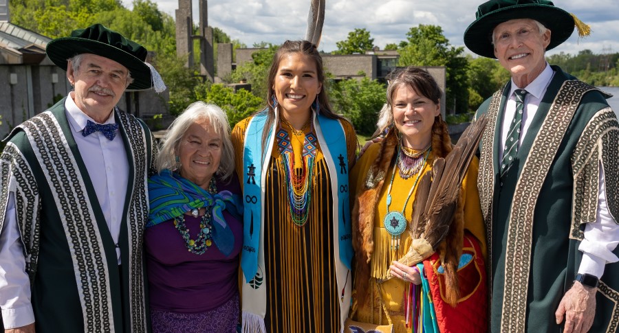 Indigenous grad photo