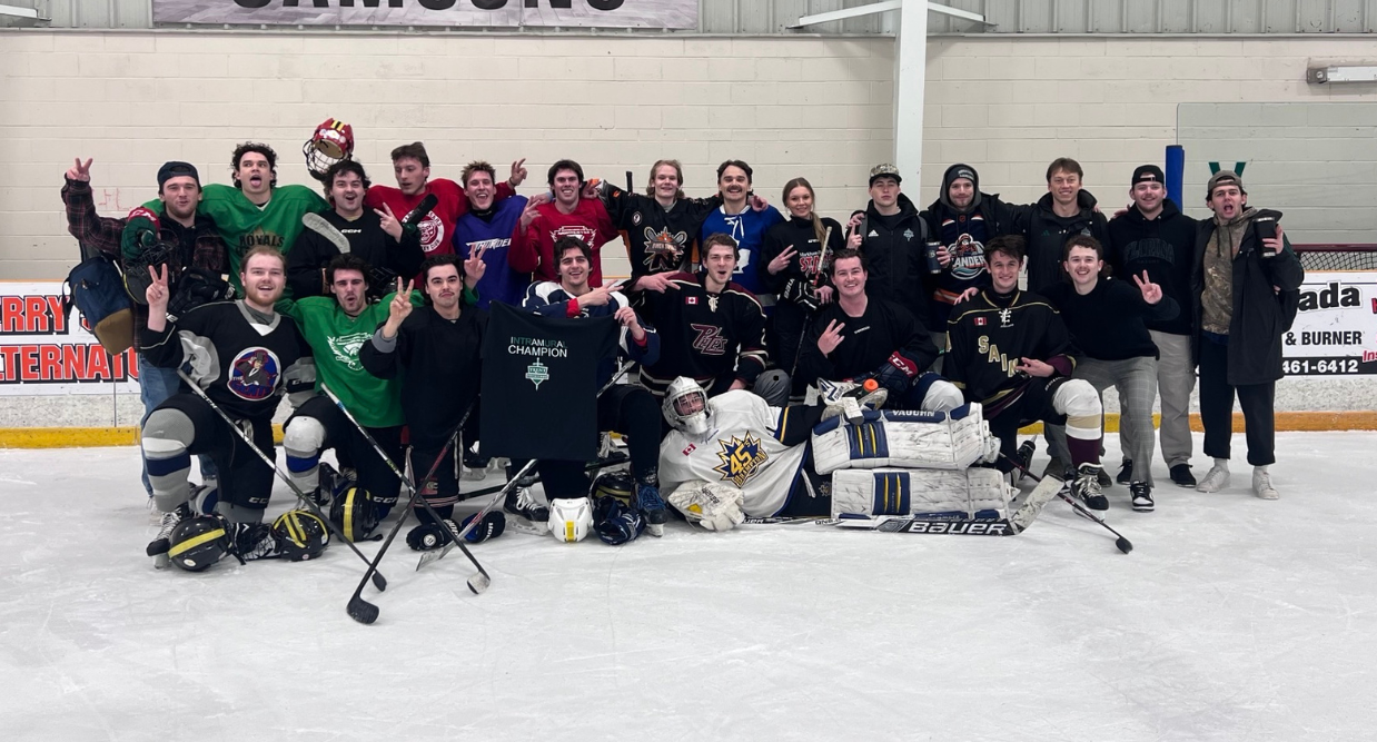 A picture of the hockey team