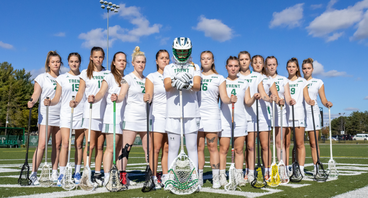 Women lacrosse athletes