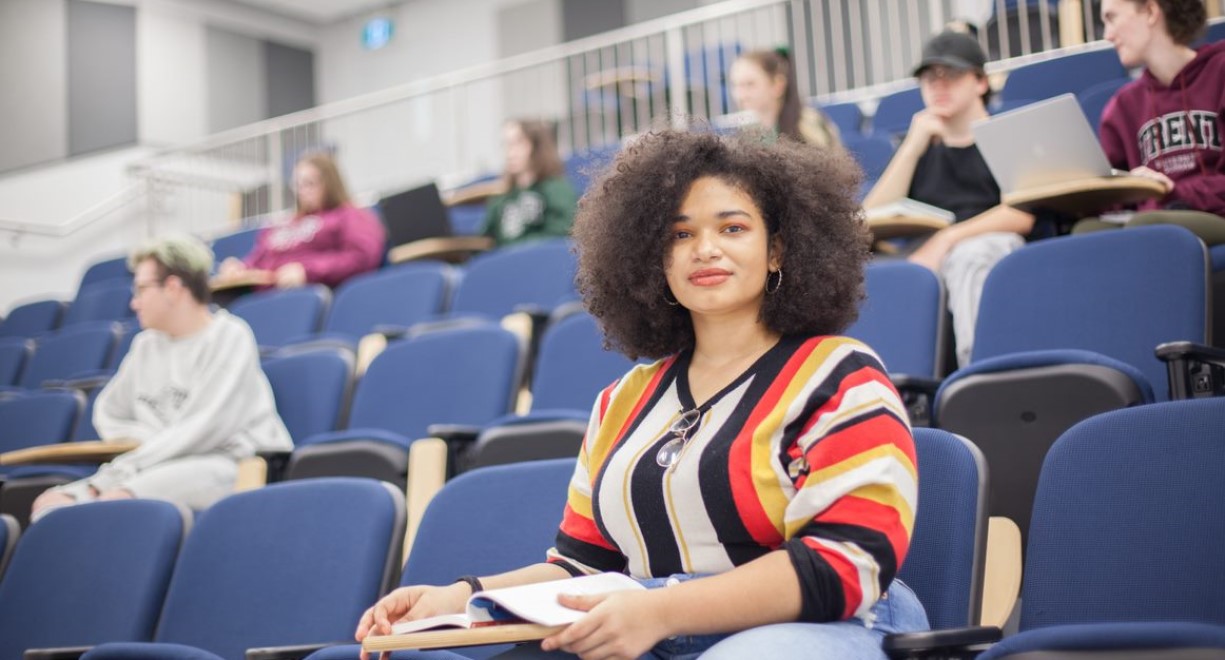 Students in a lecture hall