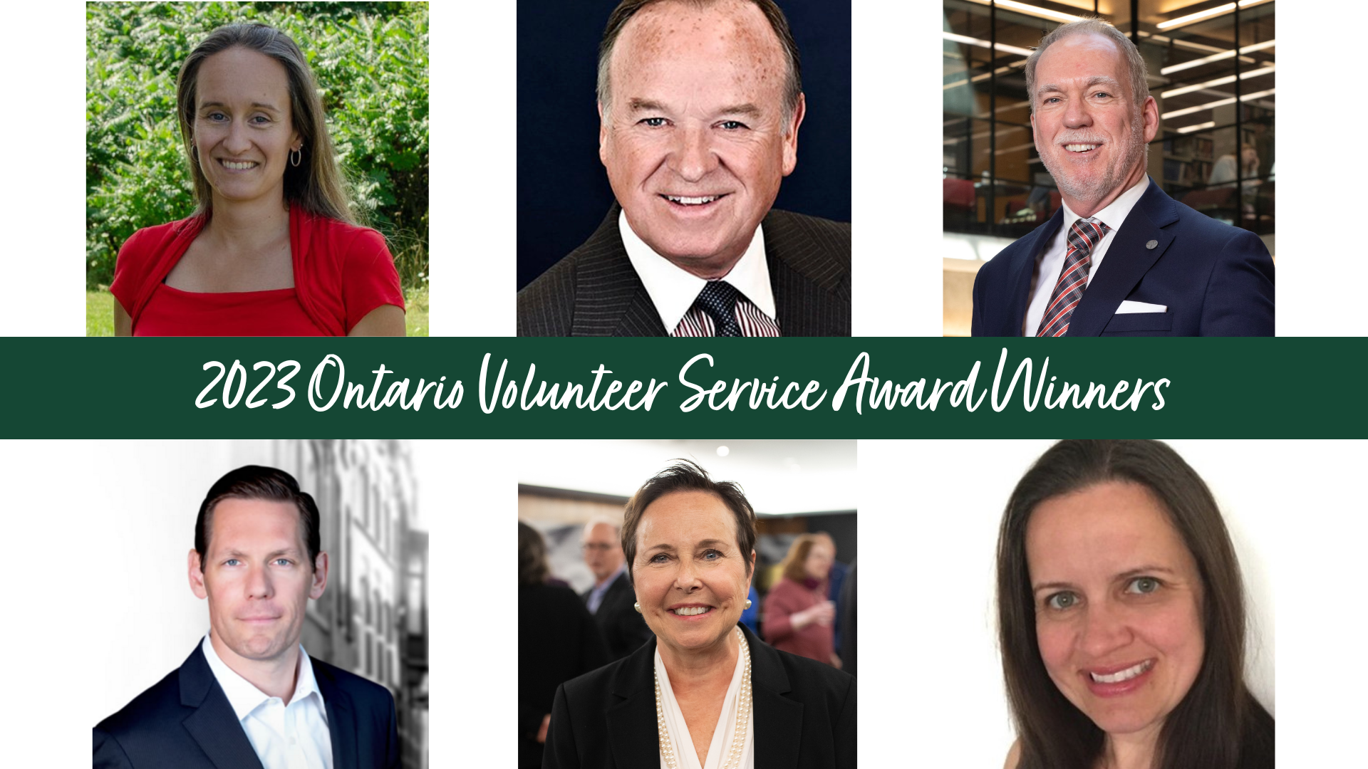 2023 Ontario Service Awards Winners